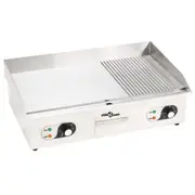 Electric Griddle Stainless Steel 4400 W 71x43x23.5 cm vidaXL
