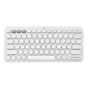 Logitech Pebble Keys 2 K380S Slim Bluetooth Wireless Keyboard - Tonal White (920-011754)