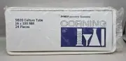 NEW Sealed Vintage Pyrex Corning 24 Pcs. 9820 Glass Culture Tube 16x100mm
