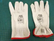 PROCHOICE- RIGGAMATE COW GRAIN NATURAL LEATHER RIGGERS GLOVES SIZE SMALL-CGL41NS