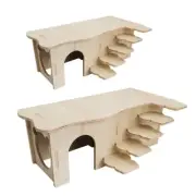 Hamster Hideout Multi Chamber Room for Hamster Syrian Mice Gerbils Mouse Dwarf