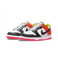 在飛比找PChome24h購物優惠-Nike Dunk Low Cartwheel GS 白黑橘