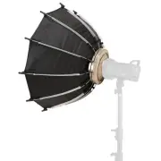 60cm/ 23.6in Quick Release Parabolic Softbox Foldable Softbox with Bowen C4A1