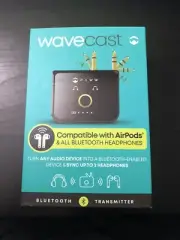 Paww WaveCast Portable Bluetooth 5.0 Audio Transmitter - Fast Charging and Wirel