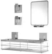 Fusion-Loc Stainless Steel Shower Value Pack