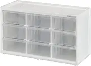 BLACK+DECKER Storage Organizer, 9 Drawer Modular Storage System, Easily Stackable (BDST40709FF)