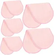 KITANDOVE Face Towels Makeup Remover 5 Pack Reusable Cleansing Wipes Soft Face Cloths Portable Makeup Removal Cloths for Travel