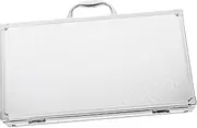 [LIFKOME] Box Aluminum Tool Box Portable Briefcase Lightweight Hard Shell Storage Case for Men Durable Frame with Reinforced Corners for Home Office and Travel