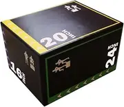 Generic Plyometric Jump Box, Portable Plyometric Jump Box Exercise Box Step Back Box for Strength Training