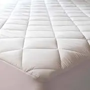 Niagara Sleep Solution 100% Cotton Quilted Mattress Protector Single (Twin) Bed Size 15Inches Deep Pocket Breathable Absorbent Mattress Pad Cover Non Noisy (Single (Twin) 39x75x15-20Inches) White