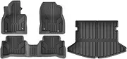 Compatible with Mazda CX-5 2017-2025 TPE LHD Floor Mats & Cargo Liners, All Weather Trunk Mats, Backrest Liners(4PCS Set)