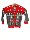 Coke Coca Cola Cardigan Sweater Polar Bears Coke Bottles The Real Thing Medium