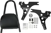 Cechoayuu Motorcycle Backrest, PU Steel, For XL1200R XLH1200 2004-2019, Removable Rear Passenger Cushion, Burchak