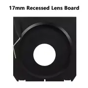 Copal #0 17mm Recessed Lens Board For Linhof Technika Wista Chamonix Ebony New
