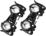 Multi-function Bicycle Flashlight Holder 720° Rotation Clamp Mount for Bike Headlight Universal Clamp Attachment for Outdoor Use