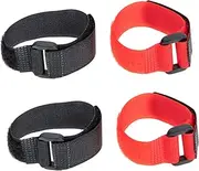 FONDOTIN Rooster Neck Belt 4 Pack Anti-Crowing Collars Crowing Proof Poultry Collar for Rooster