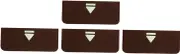 4pcs Stair Mat Non Stair Runner Carpet Staircases Washable Rugs Rugs for Bedroom Anti- Luminous Step Carpet Household Step Pads Luminous Tread Pads Coffee Polyester (Polyester)