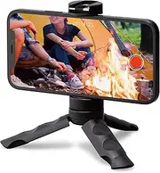 Elecom P-STSRSSBK Tripod, Selfie Stick, 2-Way, Compact, for iPhone/Android, Accessory Shoe Included, Black