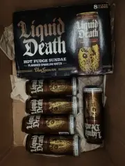 13 Liquid Death x Van Leeuwen Hot Fudge Sundae Flavored Sparkling Water Rare