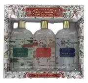 Home & Body Co. Amaryllis & Juniper Body Wash Collection, 28 fl oz, 3-pack