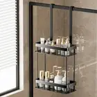 Over the Door Shower Caddy, 2 Tier Hanging Shower Caddy Rack Holder,Shower Shelf