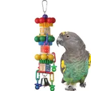 Super Bird Creations SB676 Spin Tower Bird Toy, Large Bird Size, 13" x 3" x 3"