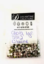 144 Pcs Alora Crystal Flatback Rhinestones ss12 Olivine