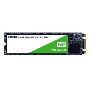 Western Digital SSD Green系列-240G 固態硬碟 (3D TLC;SATA3) M.2 228