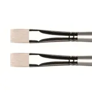 2x Winsor & Newton AWMOC Artisan Long Handle Short Flat Art Paint Brush Size 2