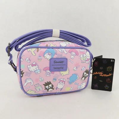 Loungefly Hello Kitty And Friends Camera Crossbody Bag Purse Scared Reaction NEW
