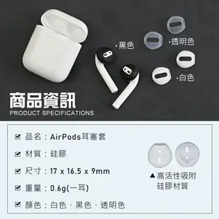 AirPods 耳塞套 耳套 耳機止滑套 AirPods耳機套 耳帽 蘋果耳機耳塞套 蘋果耳機套 防塵矽膠耳機套