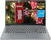 [Lenovo] IdeaPad Slim 3i Laptop, 15.6" FHD Display, Intel Core i3-N305 8-Core Processor, 8GB LPDDR5 RAM, 256GB SSD, Intel UHD Graphics, Wi-Fi 6, Bluetooth 5, Windows 11 S, Arctic Grey, EAT 64GB SD Card
