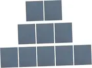 PERSELOSO Birdcage Sandpaper Liner 10pcs Bird Gravel Paper Mats Comfortable Pet Cage Supply for Birds