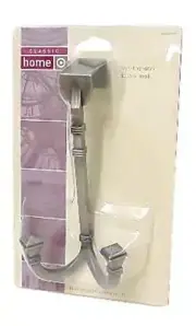 (12 Pack) Over-The-Door Double Hook Brushed Satin Pewter (085 03 3297)