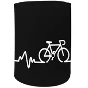Alcohol Stubby Holder - Bike Pulse Cycling - Funny Novelty Birthday Gift Joke Beer Can Bottle