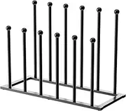 Free Standing Boots Rack, 4/6 Pairs Space Saving Metal Tall Boot Rack, Anti Wrinkle Dustproof Entryway Shoes Storage Rack for Martin Boots, Closet, Dormitory (6 Pairs)