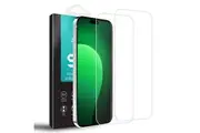 [2 Pack] ZUSLAB iPhone 15 Pro Tempered Glass Screen Protector Flim Clear