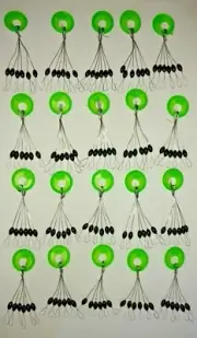 120 Fishing Rubber Float Bobber Stops Small size work great with crappy jigs USA