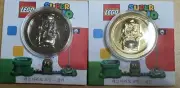 Set of LEGO SUPER MARIO COIN - ORIGINAL PACKAGE WITH COIN CASE, RARE!!
