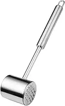 FUNOMOCYA Dual Sided Meat Tenderizer Hammer Ergonomic Meat Mallet for Steak Chicken Fish and More Non Skid Handle for Easy Pounding and Efficient Cooking