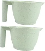 Hair Dye Mixing Bowls Tint Mixing Bowl Handle Hair Coloring Tools Salon Hairdressing Supplies Pp Material Hair Kit Tinting Bowl