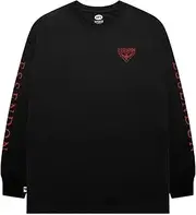 Essendon Bombers AFL Footy Mens Adults Wordmark Long Sleeve Tee