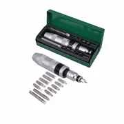 13pcs Manual Impact Driver Set 1/2in Reversible Hand Impact Screwdriver Bits