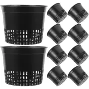 10 PCS Planting Cup Hydroponic Bucket Basket Hydroponics Net Pots Water Grass