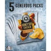 Red Rock Deli Style Potato Chips Honey Soy Chicken Multipack 5 pack