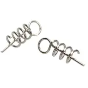 50 Pcs Spring Pin Fishing Gear Loading Lure Snaps Lock Crank Hook