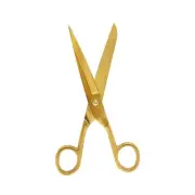 Gold Scissors 7" Recycled Stainless Steel Copper Straight Multi-Purpose Shear...