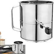 Flour Sieve | Stainless Steel Icing Sugar Sifter | Hand Cup Sifter for Baking Cakes, Pastries, Pies, Cupcakes and Desserts