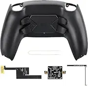 TOMSIN Programmable Remap Black Back Paddles Kit for PS5 Controller BDM 030&BDM 040, 4 Upgrade Back Button Attachment for PS5 Controller