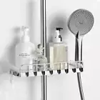 Wall Mounted Shower Gel Wall Storage Suitable for 99% Shower Rod